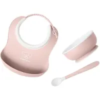 BabyBjörn Middagsset - 3 Delar - Rosa - - One Size - Middagsset