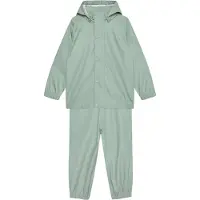 Color Kids Regnkläder m. Hängslen - PU - Jadeit - - 5 år (110) - Regnkläder