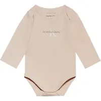Calvin Klein Body l/ä - Monogram - Maräng Blush - - 1 år (80) - Body L/Ä