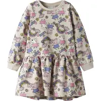 Name it Klänning - NmfDarma - Greta Gris - Peyotemelange - - 2 år (92) - Klänning