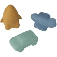 Liewood Badleksaker - Jacob - 3-pack - Blue Multi Mix - - One Size - Badleksaker