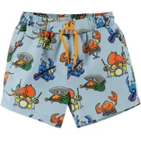 Stella McCartney Kids Badshorts - Ljusblå m. Havstryck - - 9 mån - Badkläder