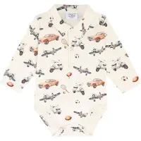 Hust & Claire Body l/ä - HCBoye - Snow White - - 68 - Body L/Ä