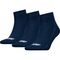Levi's Strumpor - 3-pack - Mid Cut - Marinblå - - 43/46 - Strumpor