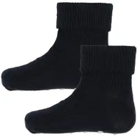 Minymo Strumpor - 2-pack - m. Halkskydd - Marinblå - - 19/22 - Strumpor