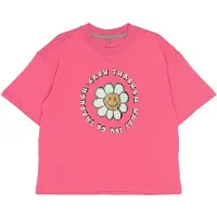 The New T-shirt - TnSkye - Carmine Rose m. Paljetter - - 9-10 år (134-140) - T-shirt