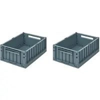 Liewood Förvaringslådor - 36x25x13, 5 cm - Medium - 2-pack - Wes - - One Size - Förvaringslåda