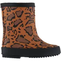 Hunter Gummistövlar - Kids First Leopard Tryck - Rik Tan/Sadel - - 24 - Gummistövlar