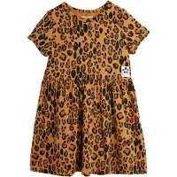 Mini Rodini Klänning - Basic - Leopard - - 80/86 - Klänning