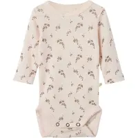 Name it Lil' Atelier Body l/ä - Ull - Noos - NbfNoel - Morganit/Berry - - 1 år (80) - Body L/Ä