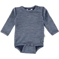 Joha Body l/ä - Ull - Blå - - 70 - Body L/Ä