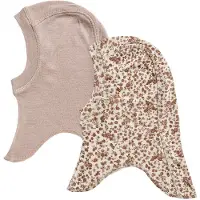 Wheat Balaklava - Enkel - 2-pack - Ull - Felix - Rose Blommor - - 44-47 cm - Balaklava - Singel