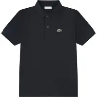 Lacoste Kids Polo - Piqué - Svart - - 6 år (116) - Polo