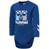 Hummel Body l/ä - hmlOuen - Marinblå Peony - - 74 - Body L/Ä