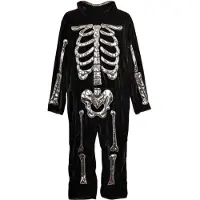 Den Goda Fen Maskeraddräkt Jumpsuit Skelett 5-6 år
