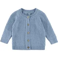 Smallstuff Cardigan - Ull - Ljusblå - - 80/86 - Cardigan