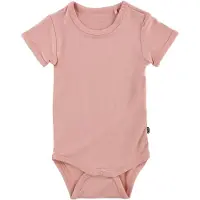 Minymo Body k/ä - Bambu - Rosa - - 56 - Body K/Ä