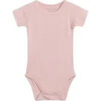 Hust and Claire Body k/ä - Båge - Bambu - Rosa - - 68 - Body K/Ä