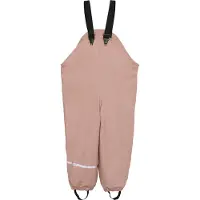 CeLaVi Regnbyxor m. Foder/Hängslen - PU Totalt - Misty Rose - - 110 - Regnbyxor