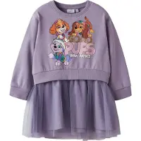 Name it Klänning - Sweatshirt/Tyll - NmfJara - Paw Patrol - Lave - - 3 år (98) - Klänning