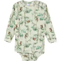Joha Body l/ä - Ull - Off White m. Träd - - 50 - Body L/Ä