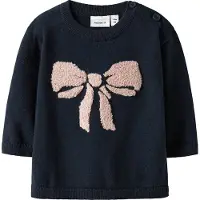 Name it Tröja 'NBFREBOW' beige / marinblå / rosa