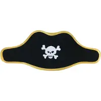 Liontouch Maskeradkläder - Piratmössa - Svart - - One Size - Maskeradkläder
