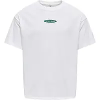 ONLY T-shirt - KogPhoebe Life - Cloud Dansare/Guava - - 7-8 år (122-128) - T-shirt