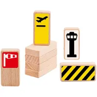 Waytoplay Skyltar - Flygplatsskyltar - Road Blocks - - One Size - Bilbana