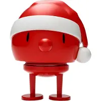 Hoptimist Medium Santa - 10 cm - Röd - - One Size - Prydnadsfigur