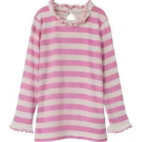Name it Tröja - NmfPrakula - Fuchsia Rosa/Bright White - - 5 år (110) - Tröja