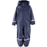 Color Kids Regnkläder för barn m. Hängslen/Fleece - PU - Dress B - - 2 år (92) - Regnkläder