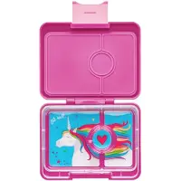 Yumbox Matlåda m. 3 fack - Bento Snack - 480 ml - Malibu Purple/ - - One Size - Matlåda