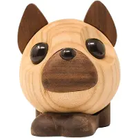 FableWood Hämta franska Bulldog - Benny - 10 cm - Natur - - One Size - Dekoration