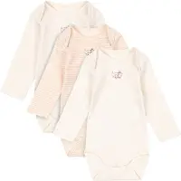 Fanga Fontana Bodies l/ä - Fio - 3-pack - Blush Mix - - 12 mån - Body L/Ä