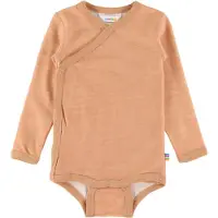 Joha Omlottbody l/ä - Ull/Bambu - Persikan - - 50 - Body L/Ä