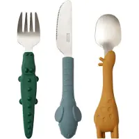 Liewood Barnbestick - Tove Cutlery Set - Golden Caramel Mix - - One Size - Barnbestick