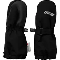 Name it Vantar m. Ullfleece - NmnSnow10 - Svart m. Dragkedja - - 1-2 år (80-92) - Vantar