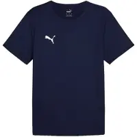 Puma T-shirt - TeamRISE Matchdag - Marinblå m. Vit - - 8 år (128) - T-shirt