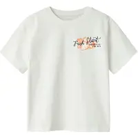 Name it T-shirt - NkfBoway - Cloud Dansare/RED Orange - - 7-8 år (122-128) - T-shirt