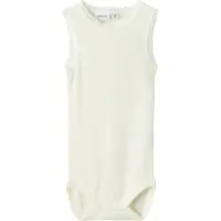 Name it Body u/ä - Ull - NbfWang - Snow White m. Hålmönster - - 1 år (80) - Body U/Ä