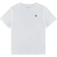 Calvin Klein Jeans T-shirt - Mono Mini Märke - Bright White - - 8 år (128) - T-shirt