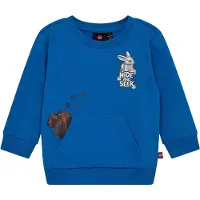 Lego Wear LEGO DUPLO Sweatshirt - LWSanyu 702 - Blå. Djur - - 2 år (92) - Sweatshirt