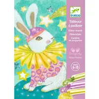 Djeco Kreativt lekset - Palleten Bilder - Djurens karneval - - One Size - Kreativt lekset