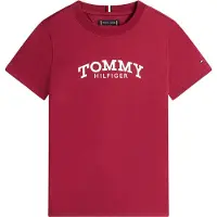 Tommy Hilfiger T-shirt - Monotypi - Rik körsbär/Purple - - 12 år (152) - T-shirt