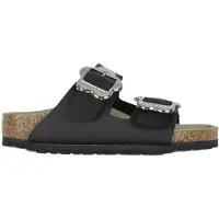 Birkenstock Tofflor Arizona Kids Flower Buckle BF Black flickor - Svart - 30