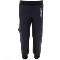Versace Sweatpants - Marinblå/Svart - - 10 år (140) - Sweatpants