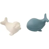 Liewood Badleksaker - Silikon - Duncan - Whale Blue/Sandy - - One Size - Badleksaker