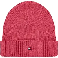 Tommy Hilfiger Mössa - Stickad - Small Flagga - Arv Rosa - - L/XL - Mössa