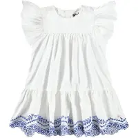Molo Klänning - Cammas - Crisp White - - 4 år (104) - Klänning